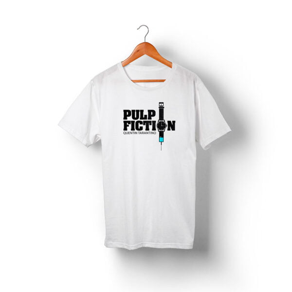 camiseta pulp fiction blanca