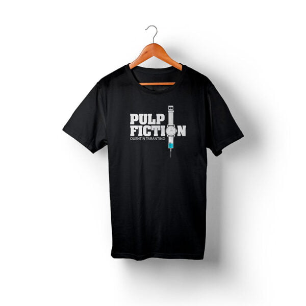 camiseta pulp fiction negra