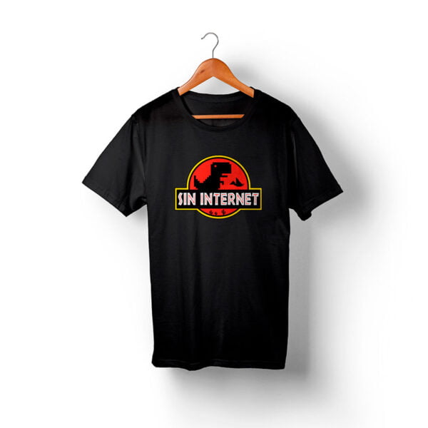 Camiseta Jurasic Park Sin Internet