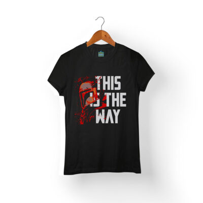 Camiseta mandalorian mujer