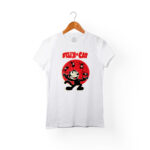 Camiseta Felix The Cat mujer Rakamandaka blanca