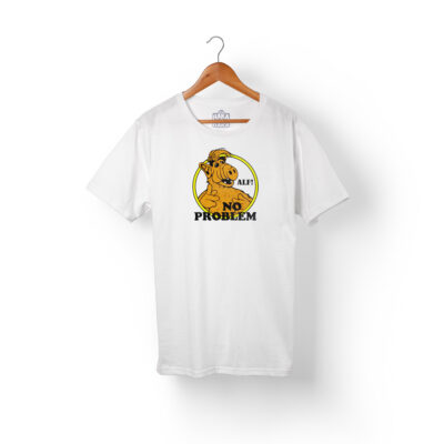 camiseta hombre blanca alf