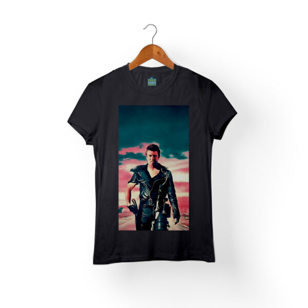 camiseta mad max mujer negra