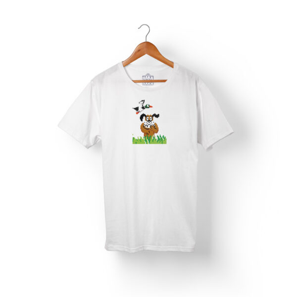 Camiseta Hombre Duck Hunt Blanca