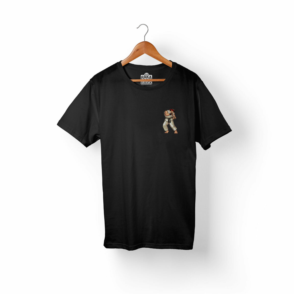 Camiseta Hombre Street Fighter Negra Ryu