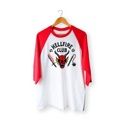 Camiseta unisex hellfire club roja