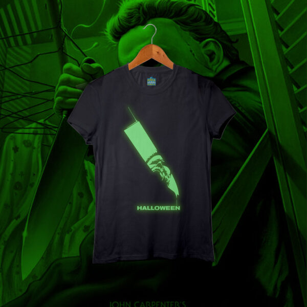 Camiseta mujer rakamandaka Halloween glow brilla en la oscuridad