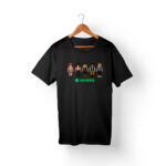 Camiseta Hombre Rakamandaka Guns Roses Pixel Art