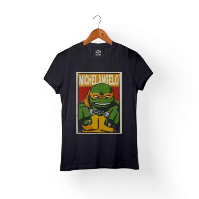 Camiseta mujer tortugas ninja miguel angel