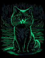 cat glow on