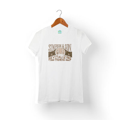 Camiseta mujer blanco rakamandaka tónico simpson