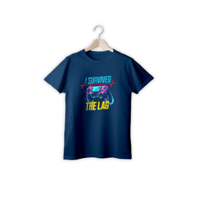 camiseta azul survivor lag rakamandaka