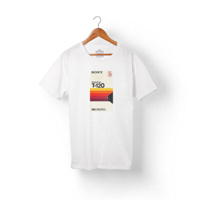 Camiseta VHS hombre Blanca