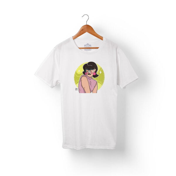 Camiseta Freddie Mercury hombre blanca