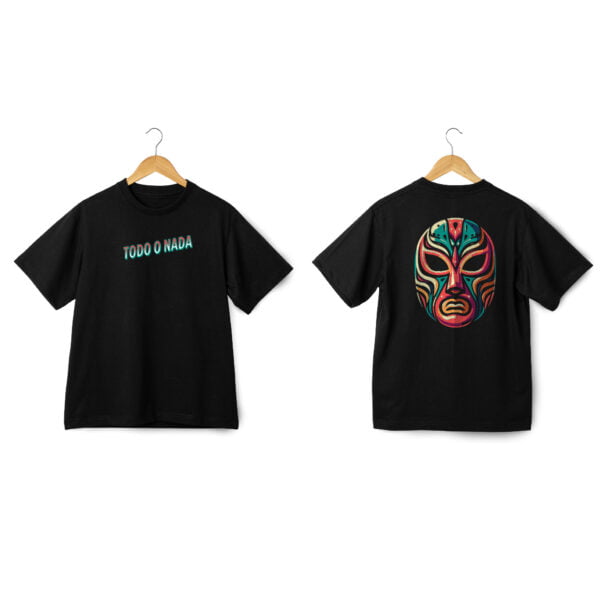 Camiseta Oversize Luchador mexicano Todo o nada