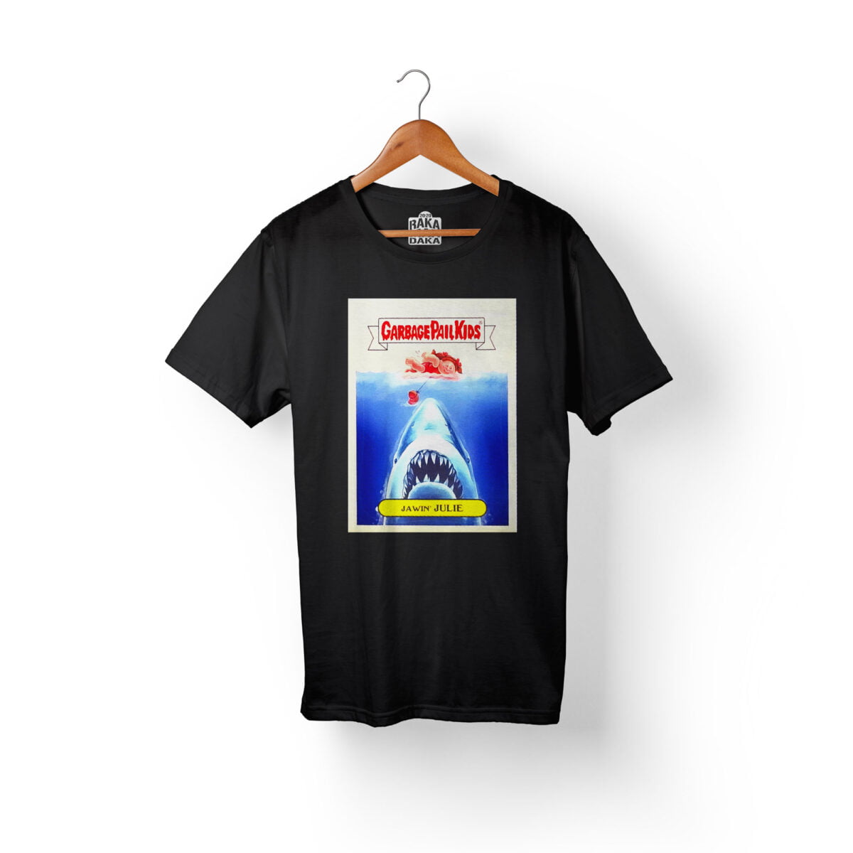 camiseta garbage Pial Kids Tiburon negra