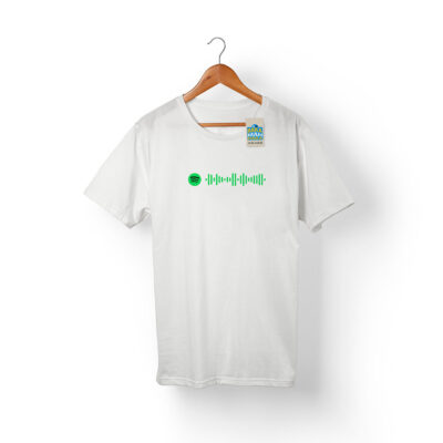 Camiseta Spotify Canción blanca