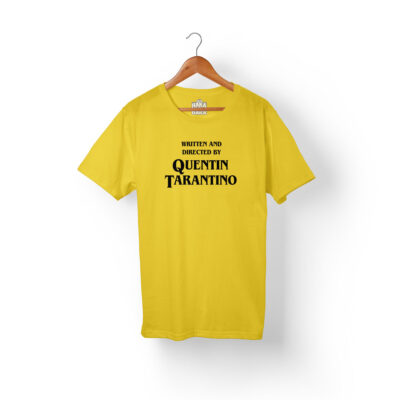 Camiseta Quentin Tarantino Amarilla