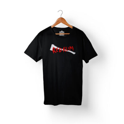 Camiseta Redrum The shining Hombre Negra