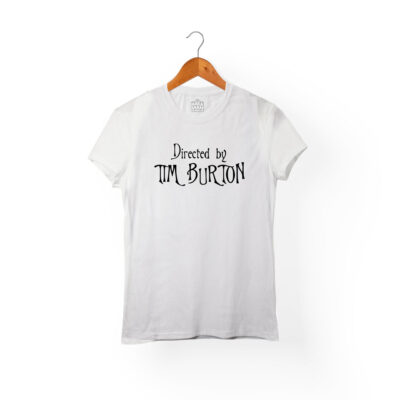 Camiseta Tim Burton Mujer Blanca
