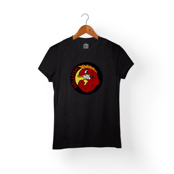 Camiseta Peces del Infierno Mujer negra