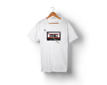 Camiseta cassette rewind